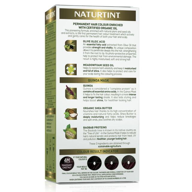Naturtint Permanent Hair Colour Gel 4M Mahogany Chestnut thumbnail 2