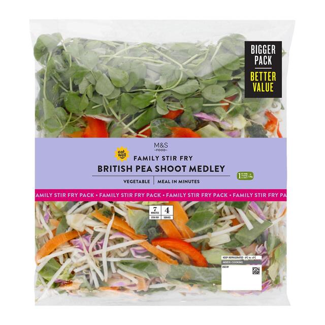 M&S British Pea Shoot Stir Fry thumbnail 2