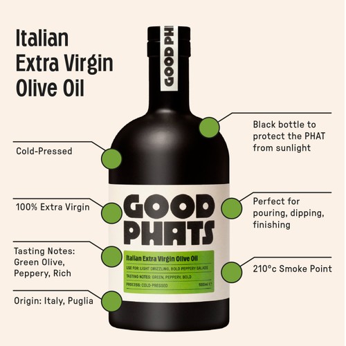 GOOD PHATS Italian Extra Virgin Olive Oil thumbnail 2