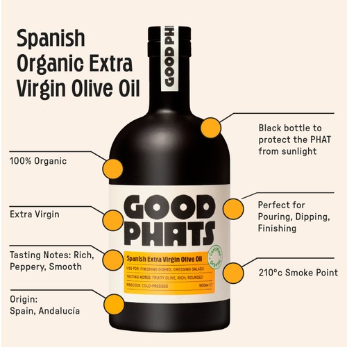GOOD PHATS Organic Extra Virgin Olive Oil thumbnail 2