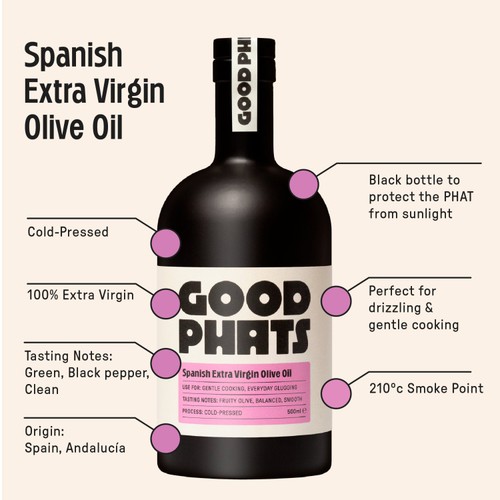 GOOD PHATS Spanish Extra Virgin Olive Oil thumbnail 3