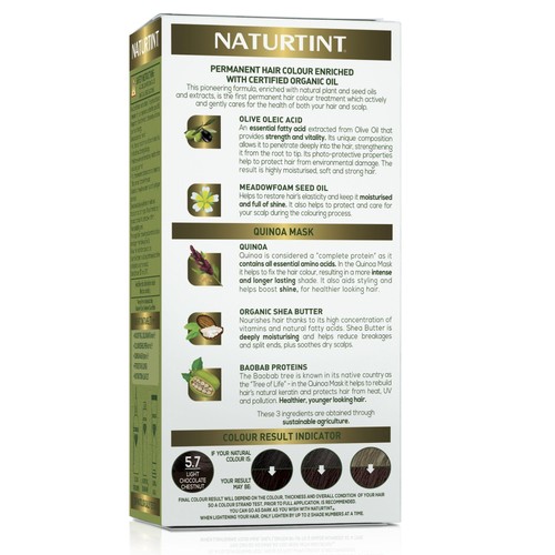 Naturtint Permanent Hair Colour Gel 5.7 Light Chocolate Chestnut thumbnail 2