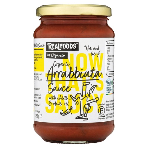 Realfoods by Organico Organic Arrabbiata Sauce