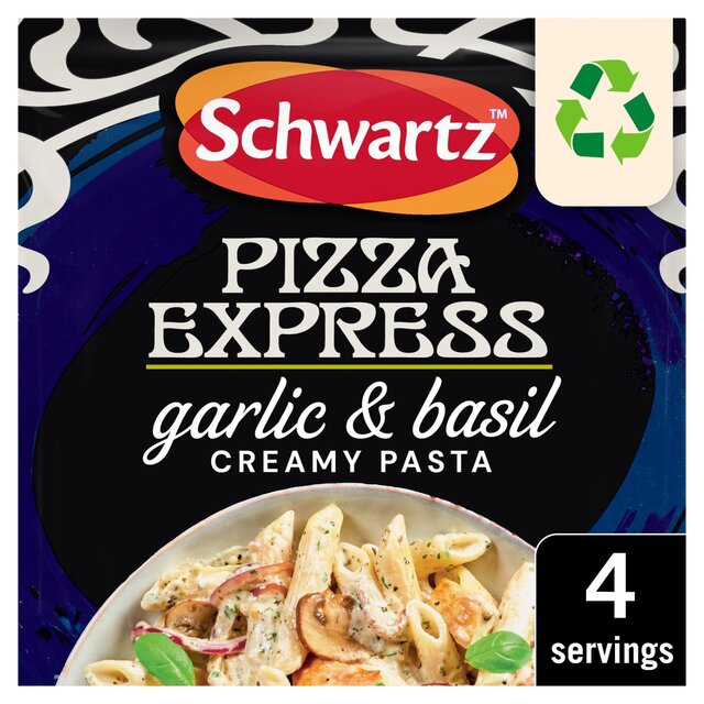 Schwartz x Pizza Express Garlic & Basil Creamy Pasta Bake Recipe Mix