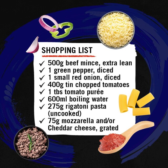 Schwartz x Pizza Express Spicy Beef & Pepper Pasta Bake Recipe Mix thumbnail 4