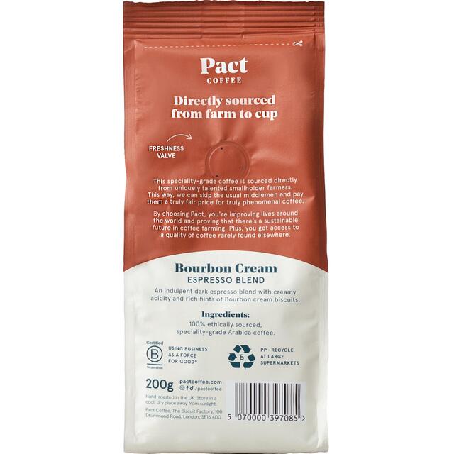 Pact Coffee Bourbon Cream Espresso Ground thumbnail 3
