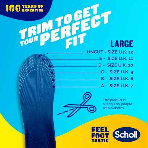 Scholl Gel Activ Trainer Insoles Large thumbnail 5