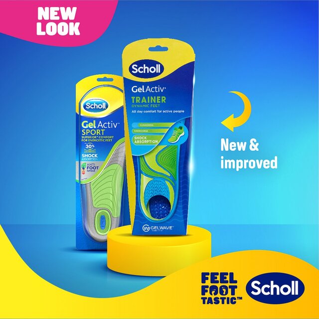 Scholl Gel Activ Trainer Insoles Large thumbnail 4