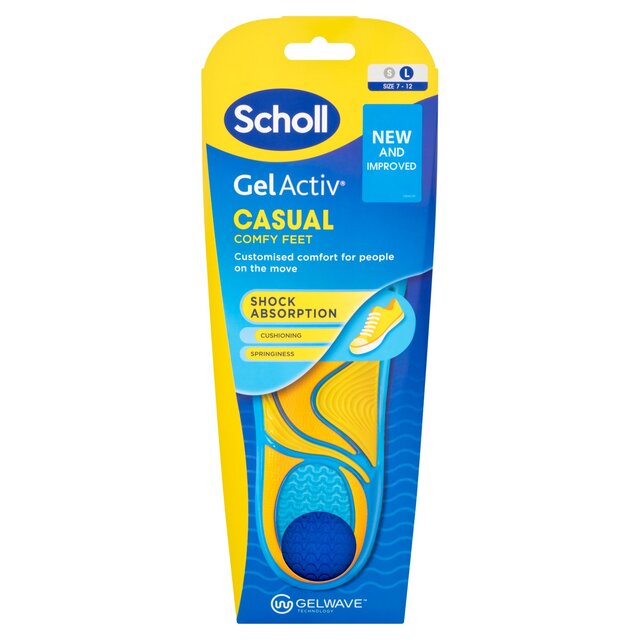 Scholl Gel Activ Casual Insoles Large thumbnail 2