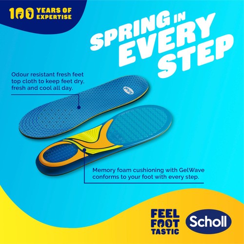 Scholl Gel Activ Casual Insoles Small thumbnail 3