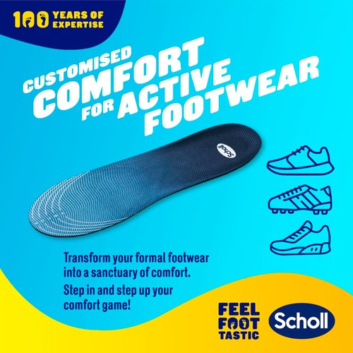 Scholl Gel Activ Trainer Insoles Small thumbnail 3