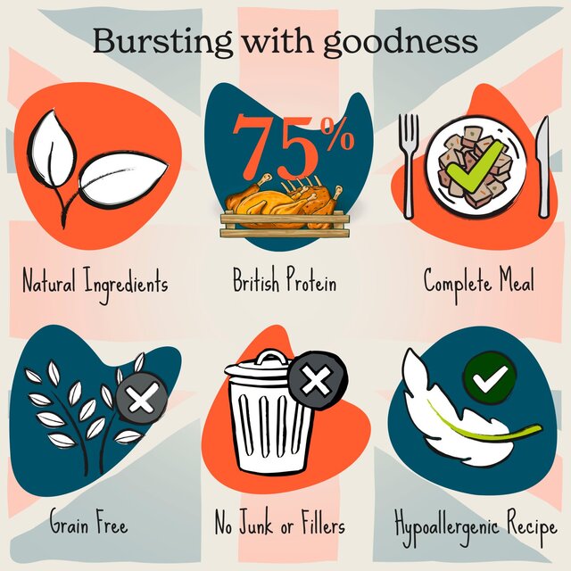 Forthglade British Classics Adult Complete Grain Free Chicken Sunday Lunch thumbnail 4