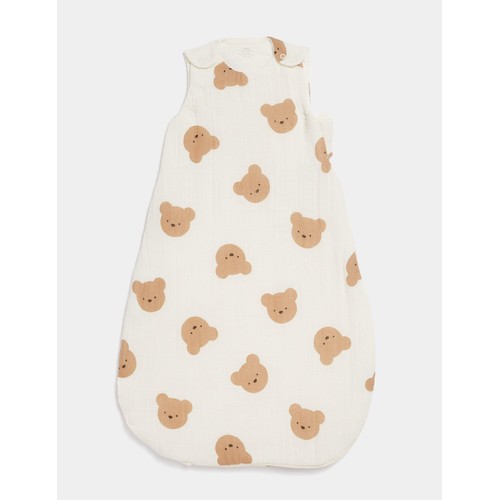 M&S Spencer Bear 2.5 Tog Sleeping Bag, 6-18 Months thumbnail 3