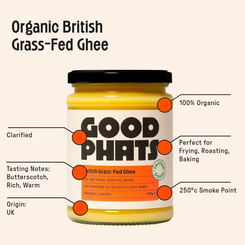 GOOD PHATS Organic British Grass-Fed Ghee thumbnail 2