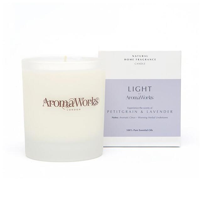 AromaWorks (Wax Lyrical) Candle Petitgrain & Lavender