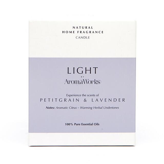 AromaWorks (Wax Lyrical) Candle Petitgrain & Lavender thumbnail 2
