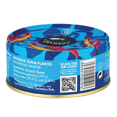 Fish 4 Ever Azores Skipjack Tuna Flakes in Spring Water thumbnail 2