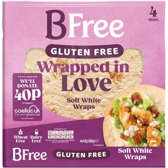 BFree Gluten Free Soft White Wraps