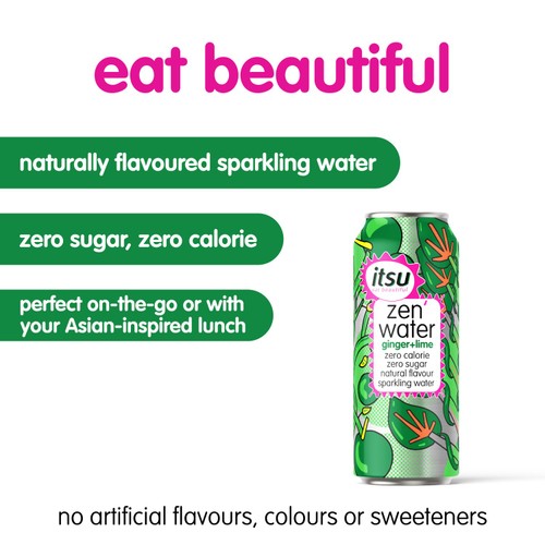 itsu ginger & lime zen water thumbnail 3