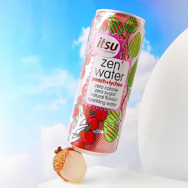 itsu peach & lychee zen water multipack thumbnail 2