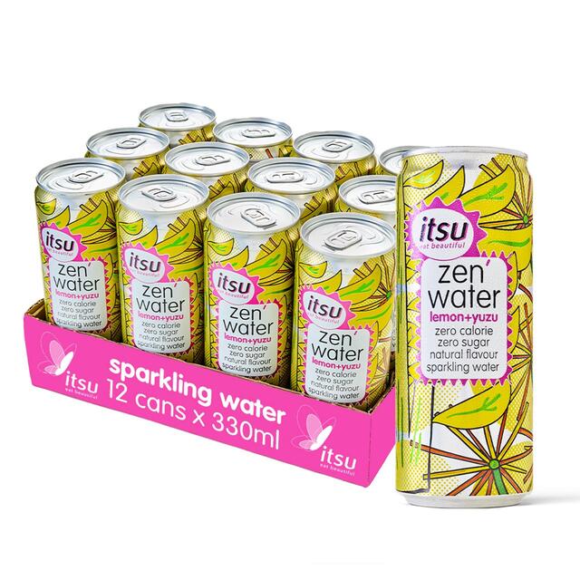 itsu lemon & yuzu zen water multipack