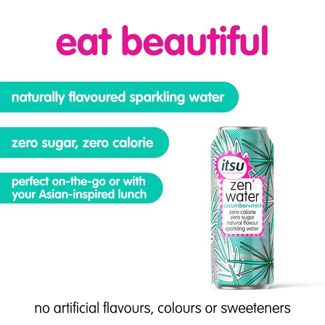 itsu cucumber & mint zen water multipack thumbnail 3