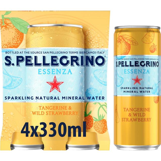 San Pellegrino Essenza Sparkling Water Tangerine & Strawberry