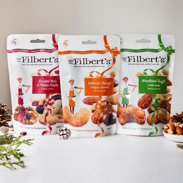 Mr Filbert's Valencia Orange & Belgium Chocolate Mixed Nuts thumbnail 3