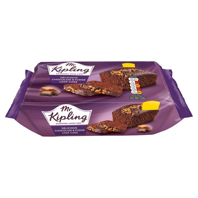 Mr Kipling Indulgent Loaf Cake Chocolate & Fudge thumbnail 2