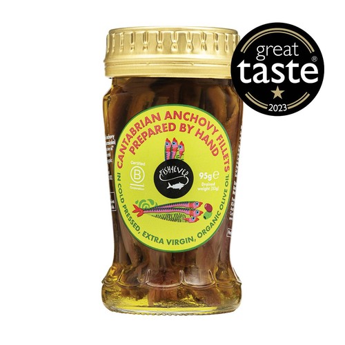 Fish 4 Ever Anchovies in Organic Olive Oil