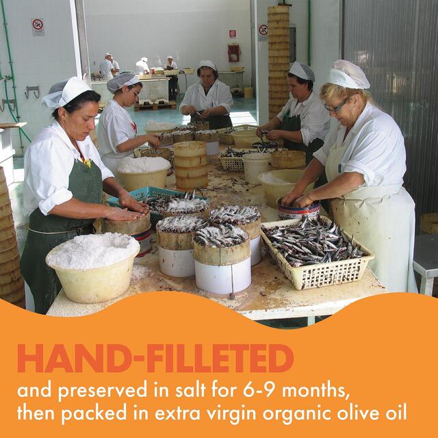 Fish 4 Ever Anchovies in Organic Olive Oil thumbnail 4