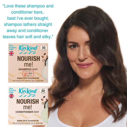 KinKind NOURISH me! Conditioner Bar With Argan Oil and Coconut Oil thumbnail 4