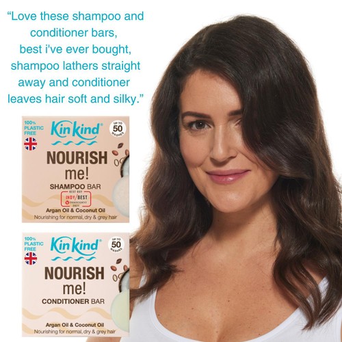 KinKind NOURISH me! Shampoo Bar With Argan Oil and Coconut Oil thumbnail 3