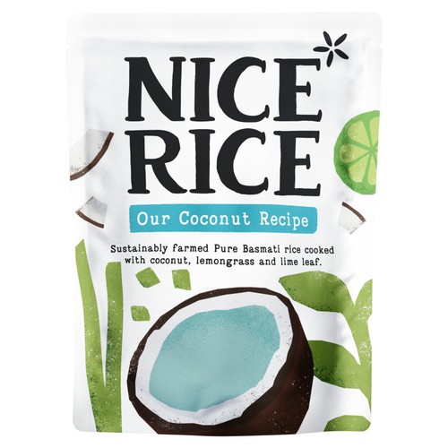 Nice Rice Coconut & Lemongrass Basmati Microwave Rice thumbnail 2