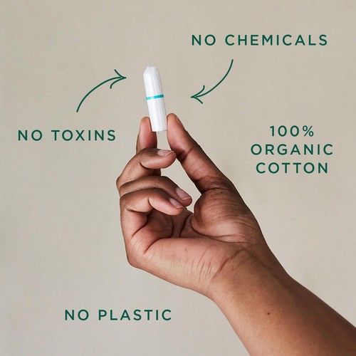DAME Organic Cotton Tampons Regular  thumbnail 2
