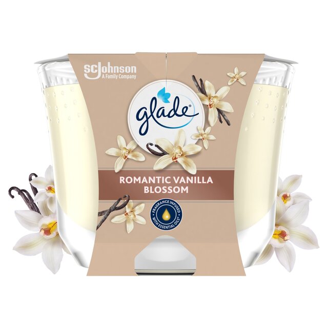 Glade Large Scented Candle, Vanilla