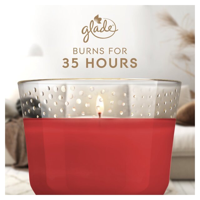 Glade Large Scented Candle, Peony & Cherry thumbnail 6