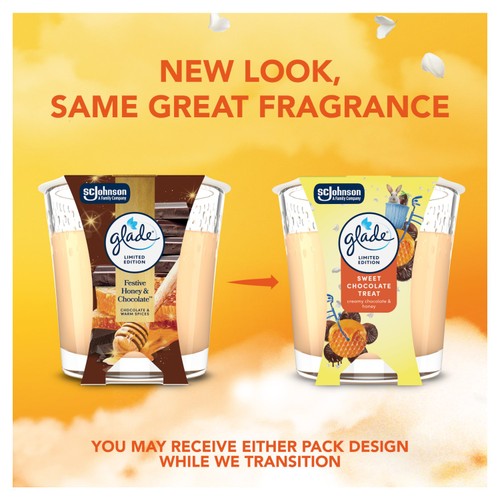 Glade Scented Candle Sleeved Sweet Chocolate Treat 112g thumbnail 4