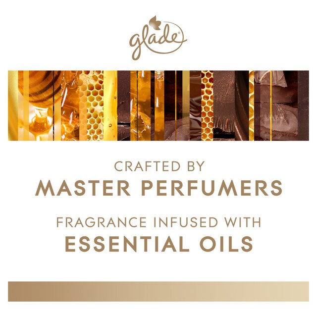 Glade Small Scented Candle, Honey & Chocolate thumbnail 4