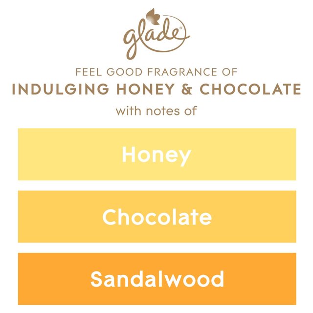 Glade Small Scented Candle, Honey & Chocolate thumbnail 5