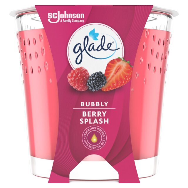Glade Small Scented Candle, Bubbly Berry Splash thumbnail 2
