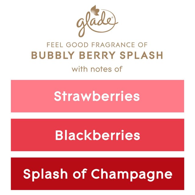 Glade Small Scented Candle, Bubbly Berry Splash thumbnail 8