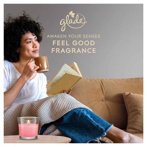 Glade Small Scented Candle, Relaxing Zen thumbnail 5