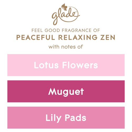 Glade Small Scented Candle, Relaxing Zen thumbnail 7