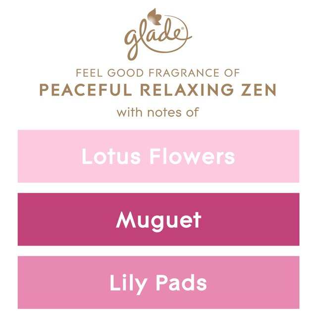 Glade Small Scented Candle, Relaxing Zen thumbnail 5