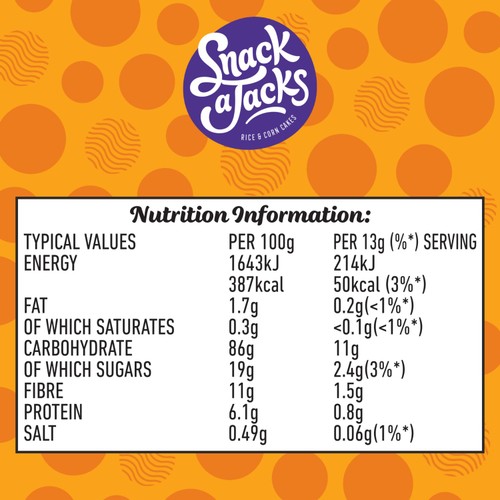 Snack a Jacks Caramel Jumbo Rice Cakes thumbnail 2