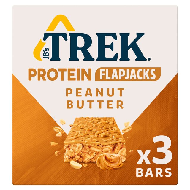 TREK Peanut Butter Protein Flapjacks