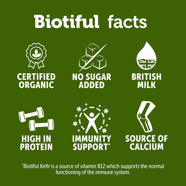 Biotiful Gut Health Organic Vanilla Chai Kefir Milk Drink thumbnail 3