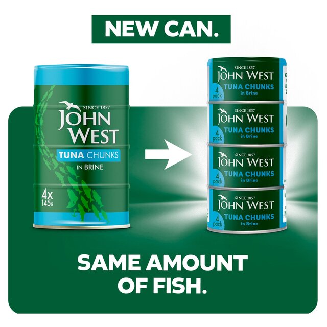 John West Tuna Chunks in Brine thumbnail 3