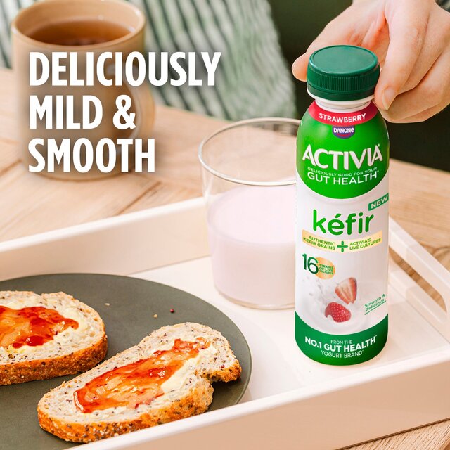 Activia Kefir Strawberry Gut Health Yoghurt Drink thumbnail 3